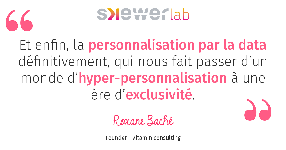 #Paroledexpert 👉 L'importance de la #data et de la #personnalisation : entrez dans une nouvelle ère en révoluitonnant l'expérience client de vos consommateurs dans le #retail 💪
<a href="/BchRoxane/">Roxane Baché</a>, fondatrice de Vitamin Consulting
Source : L'ADN bit.ly/33Z0LQd
#Startup #video