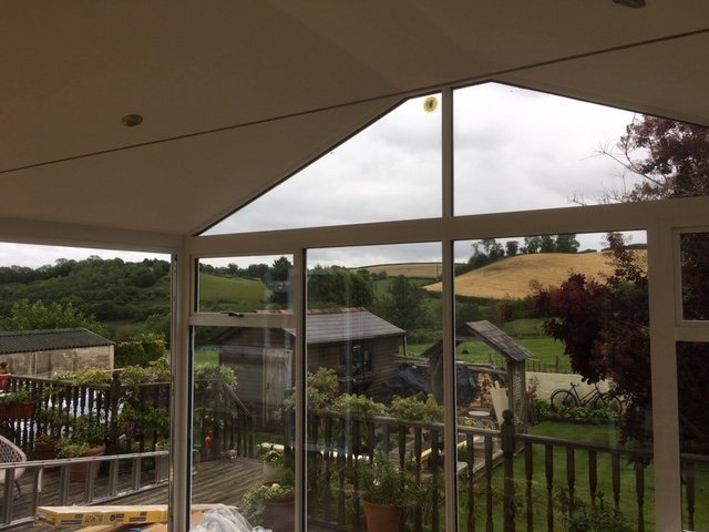 CPATrade's tweet image. Another contender for the #CPAInstallationOfTheMonth from Renaissance Conservatories (@consSW). An aluminium conservatory with a @SupaLiteRoofs tiled roof. A lovely addition to this customer's home - and just look at that view!