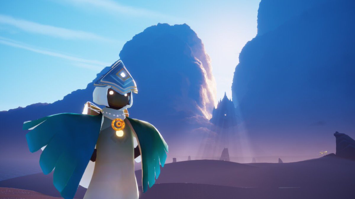 星砂 Auf Twitter 青緑ケープかと思って買ったのに緑ケープだったケープがアプデでほんとに青緑ケープになってる Sky