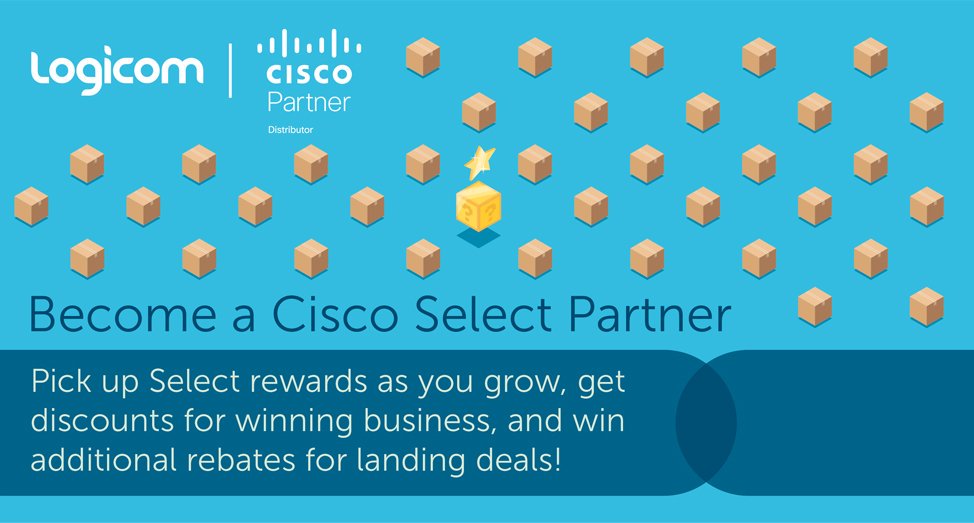 LogicomDisti's tweet image. As a #CiscoSelect Partner, you can call on @CiscoServices and be better equipped to open up big business opportunities! Learn more about the benefits of becoming @Cisco Select Certified here: bit.ly/2MKeFAh