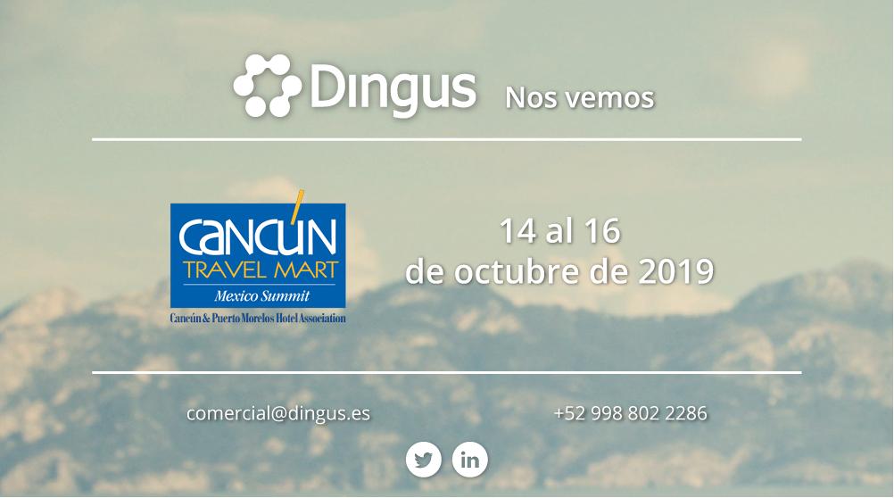 dingus_corp's tweet photo. Hoteles y operadores turísticos #México: ¿preparando ya la Cancún Travel Mart? Abrimos la agenda Dingus. ¡Contáctanos y nos vemos en octubre! #Bookincenter #Roomonline #Book&Payment PCI-DSS #MyChannel https://t.co/cyxQqnr7xC