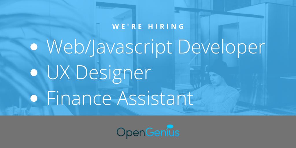OpenGeniusltd's tweet photo. ✨ New job opportunities ✨

Looking for your next, exciting role? Join our growing, creative team at OpenGenius, where we have 3 new positions available. Find out more and apply here 👉 https://t.co/sr0LcFo0ZE

#cardiffjobs #financejobs #uxjobs #developerjobs https://t.co/68QJygnrGK