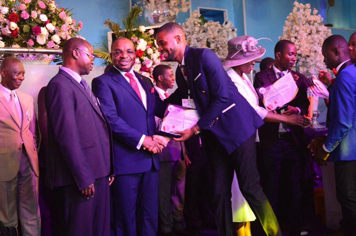 Last Sunday at the 30TH Anniversary Celebration of Mountain of Fire and Miracle Ministries, while I received the Dr. D. K Olukoya's Award of Academic Excellence for graduating top of my faculty with a First Class.
<a href="/MrUdomEmmanuel/">Udom Emmanuel</a> <a href="/AkwaIbomOnline/">Akwa Ibom Online</a> <a href="/LukeOnofiok/">Onofiok Luke</a> <a href="/InsideAkwaIbom/">#AkwaIbom</a>