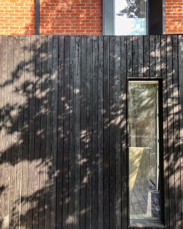 Red and black, close to completion #architecture #brick #timber #charred #shousugiban #construction #house #design #manchester #didsbury ift.tt/2ZtnDZx