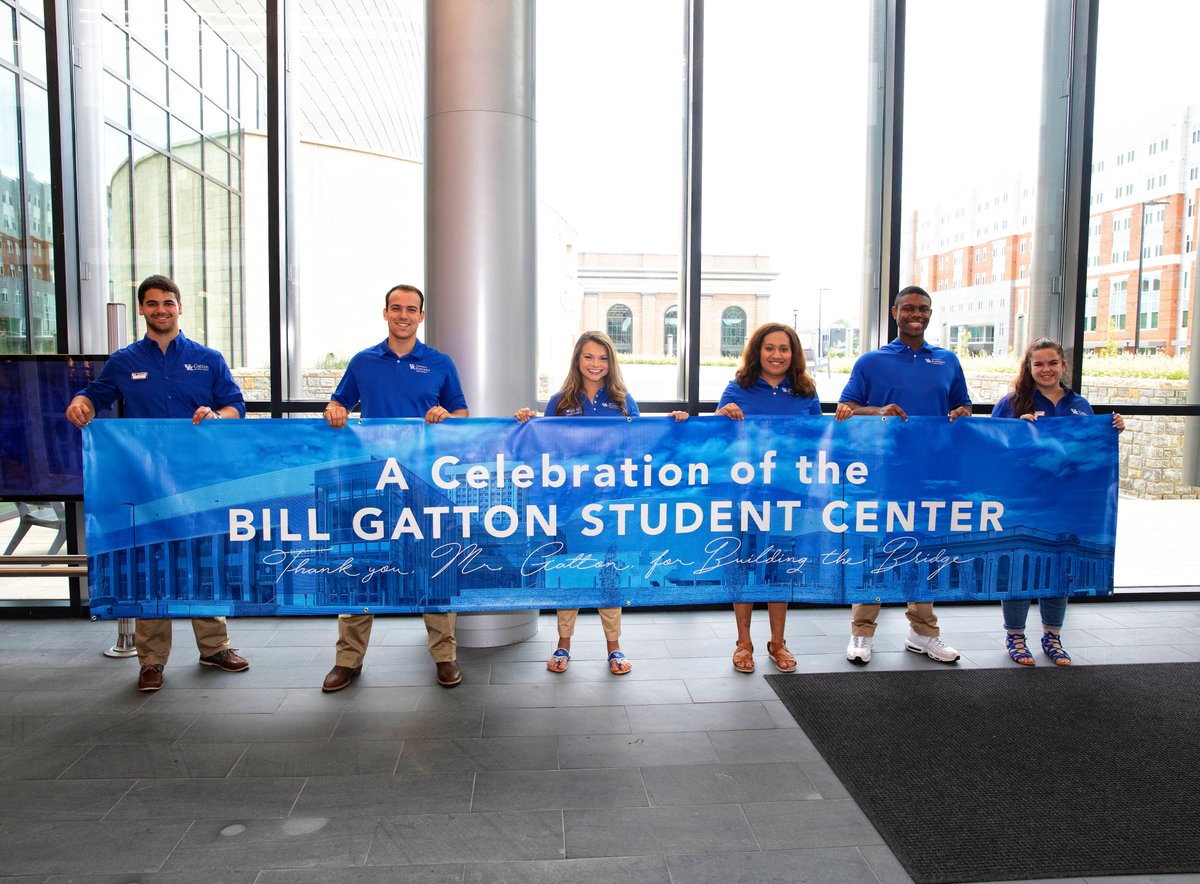 UK_Philanthropy's tweet photo. A year ago, @universityofky opened the Bill Gatton Student Center, thanks to Carol Martin “Bill” Gatton. His $20M gift saved students from paying additional fees to fund the facility and provided a beautiful space to gather and learn. #thanks #grateful #KYCan #alumnigiving #FBF https://t.co/0OQ7CAAZal