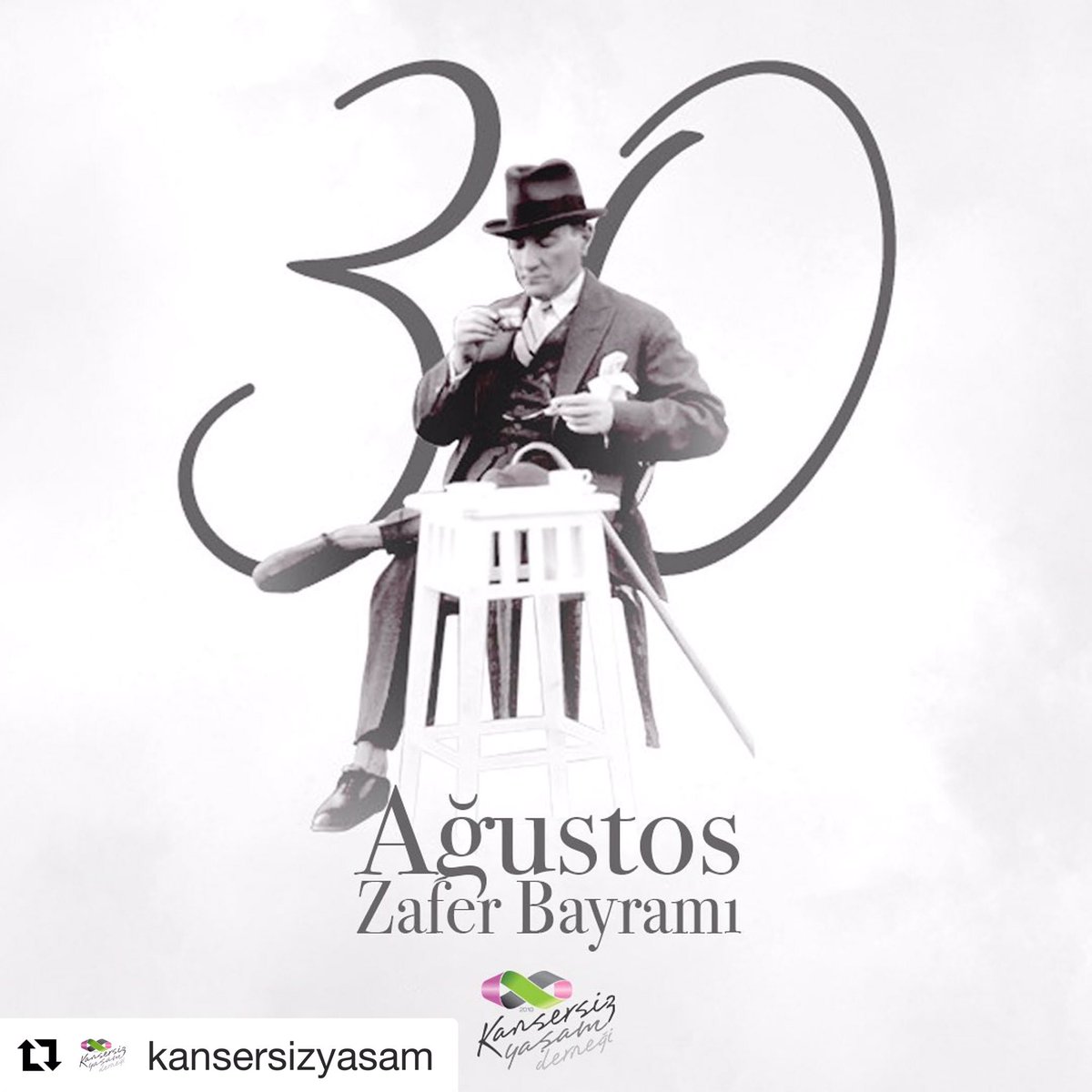 genckayd's tweet photo. 30 Ağustos Zafer Bayramınızı Kutlarız. Sevgi ve Saygıyla 🇹🇷 https://t.co/eoVA99rylN