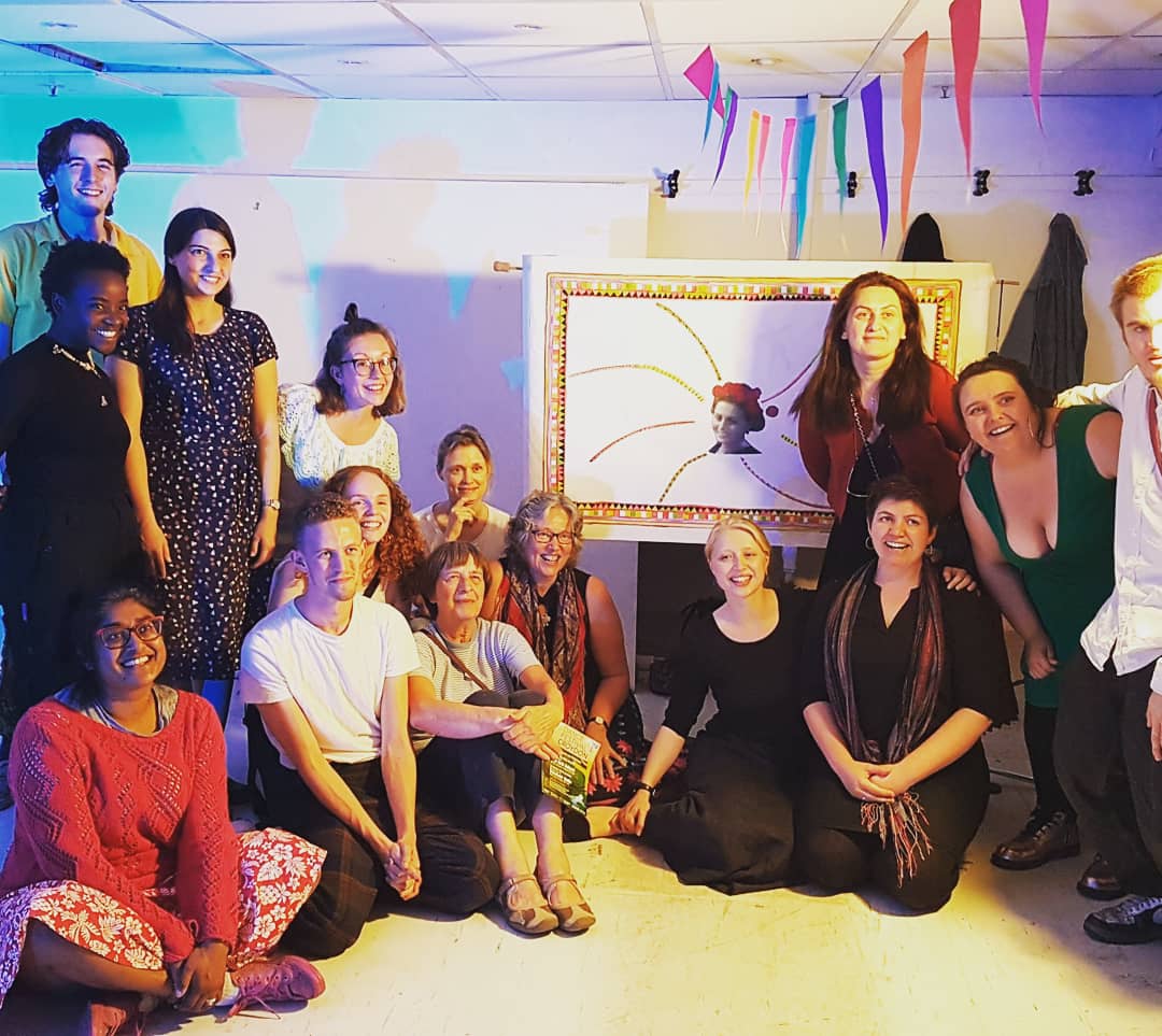 Last night <a href="/susankartveli/">Susan Thompson</a> and I shared a new project to a room full of friends and fellow artists!
It's just the start for our show about Georgian songs, Voices of the Ancestors. Watch this space! 

Thanks @phoebewagnerr for the photos and thanks <a href="/UnfinishedFest/">The Unfinished Things Festival</a> for having us!