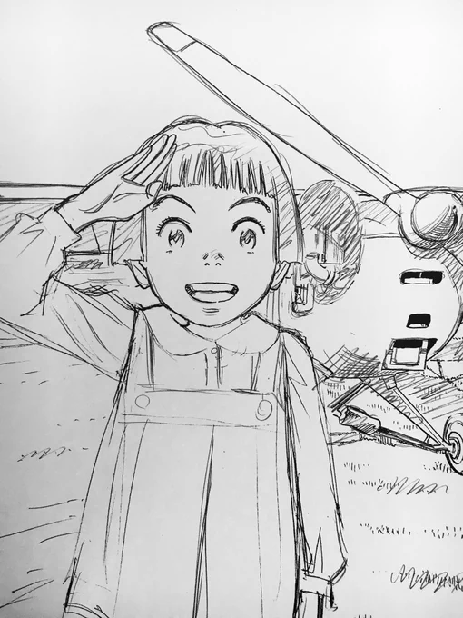 「あさドラ!」第2集の原稿加筆修正、描き下ろしカラーページ、カバー絵などなどすべて納めました。発売は、9月30日頃!あと1ヶ月、お楽しみに! #あさドラ #スピリッツ #浦沢直樹 
