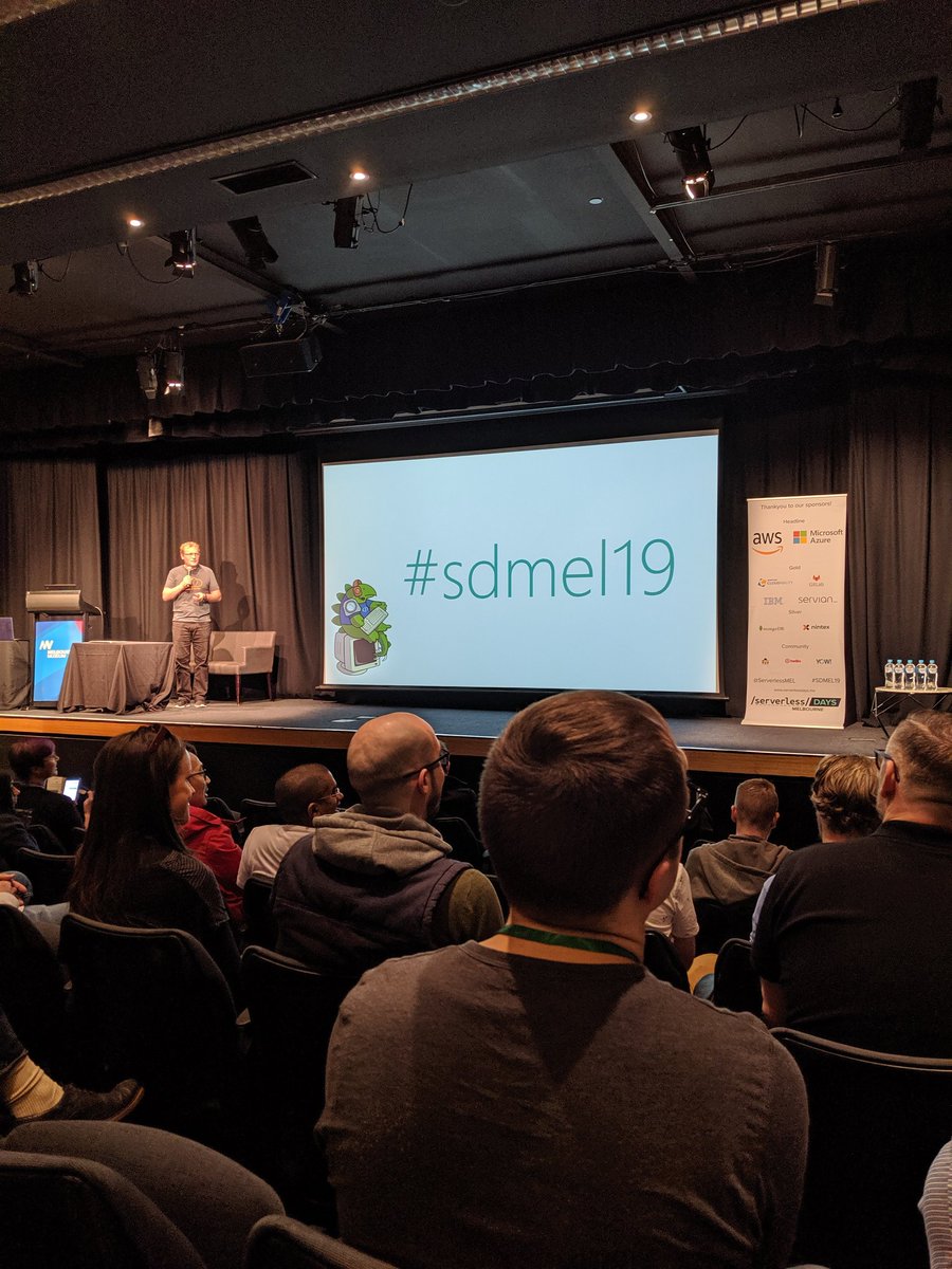 mishxie's tweet image. Had a super duper fun day at Serverless Days yesterday. Loved seeing that little friendly banter back and forth between the AWS and Azure presentations 😆 Regardless of which cloud platform you prefer, we can all agree that Serverless is awesome! 
#SDMEL19 #GoServerless