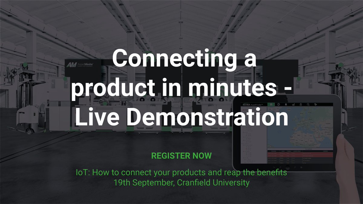 PatNash71's tweet photo. #IoT in practice: See a product being connected LIVE on stage.

Join us for 'IoT: How to connect your products and reap the benefits' 19th of September at @CranfieldUni

https://t.co/7Z0XYqjSGW

@MfgNewsUK 
@MakeItBritish 
@ManUKHour 
@tmi_uk 
@M_Network_UK https://t.co/yORX64cVG8