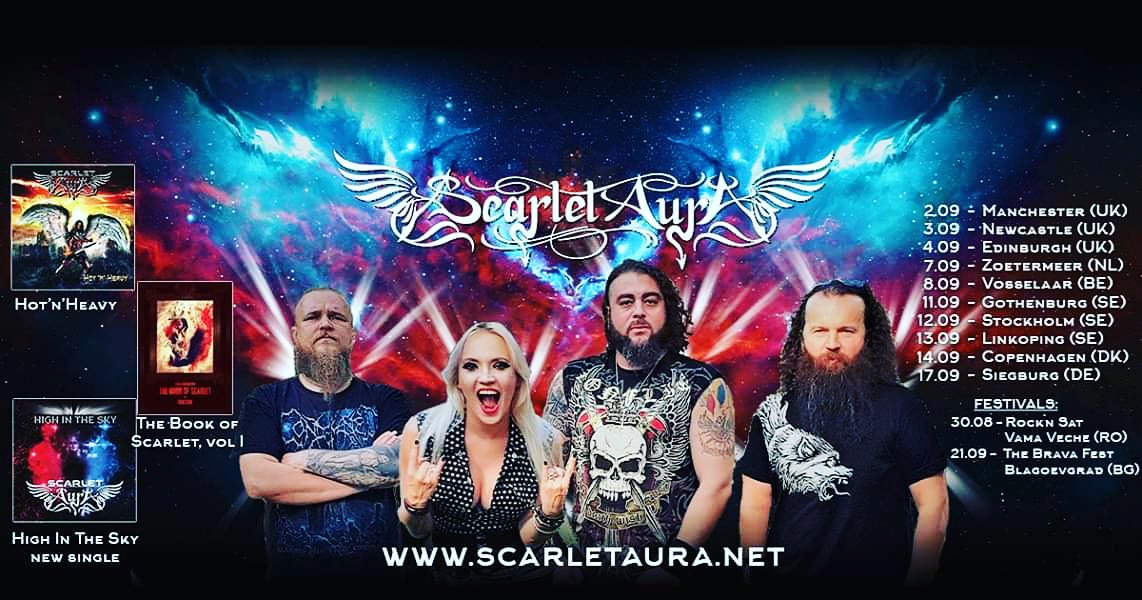 Scarlet_Aura_'s tweet photo. Dear Scarlets, it's time!
Our new single "High in the Sky" is available now! Grab your copy & watch the full "High in the Sky" video at https://t.co/eC2uZyU6Vn #scarletsunited #metalheads #heavymetal #heavymetalband #gowild #newsingle #metalsingle https://t.co/7jWnPSJsoA