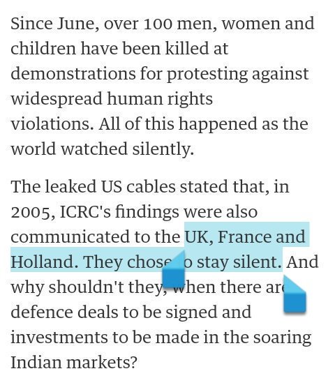 MuhammadShaban's tweet photo. The so called #civilized #nations of the #world stay #Silent on #Indian #Brutalities against #unarmed #Civilians of #Kashmir according to @guardian #UK #France #Holland
#TerroristIndia is involved in the worst #human #Right #Violations in #Kashmir
@UKParliament
#UNGA
#SaveKashmir https://t.co/bfdHpLHVRS