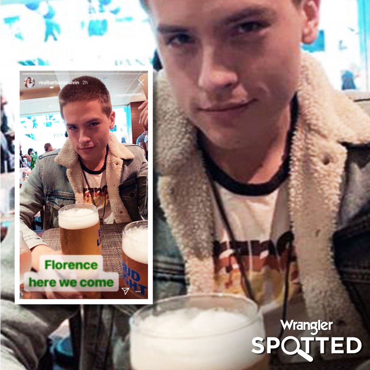 WranglerPH's tweet photo. Go and travel in perfect style and comfort just like actor
Dylan Sprouse! #WranglerSpotted #WranglerJeans https://t.co/99vM2ETtly