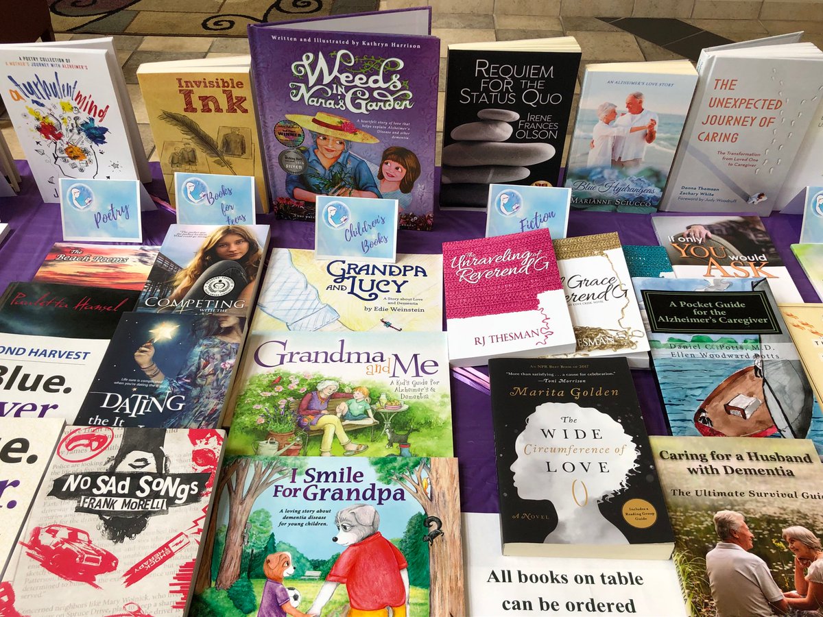 authorAnnC's tweet photo. Books to accompany you on your #dementia journey from https://t.co/ZKXDwQUsh3. #Alzheimers #readers #AlzAuthors https://t.co/AQrRxOqKry