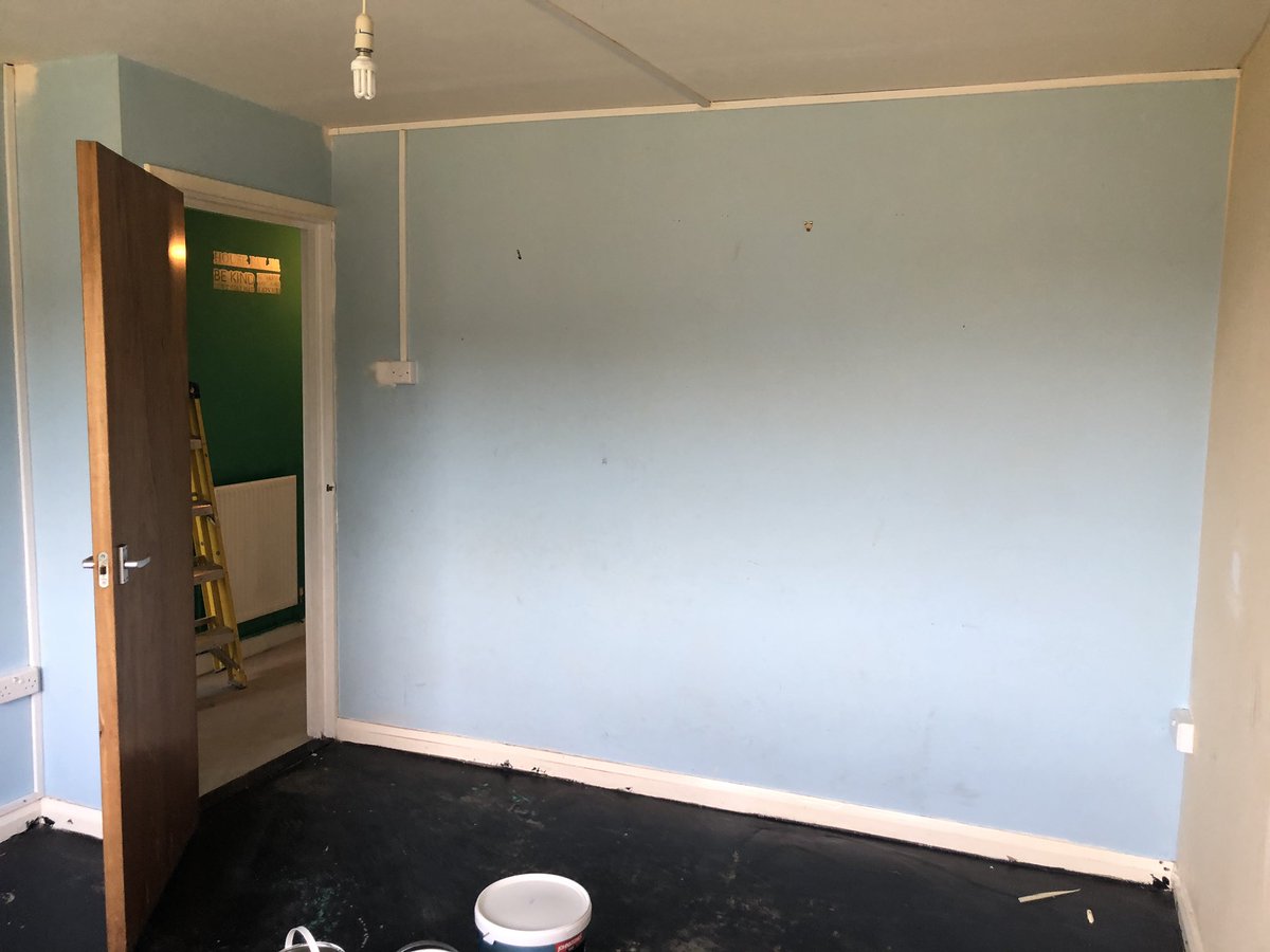 DecorationsDl's tweet photo. Nice little housing association job to see the week out. @JohnstonesTrade used throughout to take it back to a blank canvas. #dld #northwales https://t.co/YAT6qcNSA9