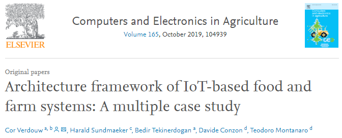 cor_verdouw's tweet photo. Yes! The architectural work in @IoF2020 has resulted in a scientific paper (open access): https://t.co/mKjRBOIyk2 #IoT #softwarearchitecture @HSundmaeker et al. https://t.co/VG7ZU0HbUq