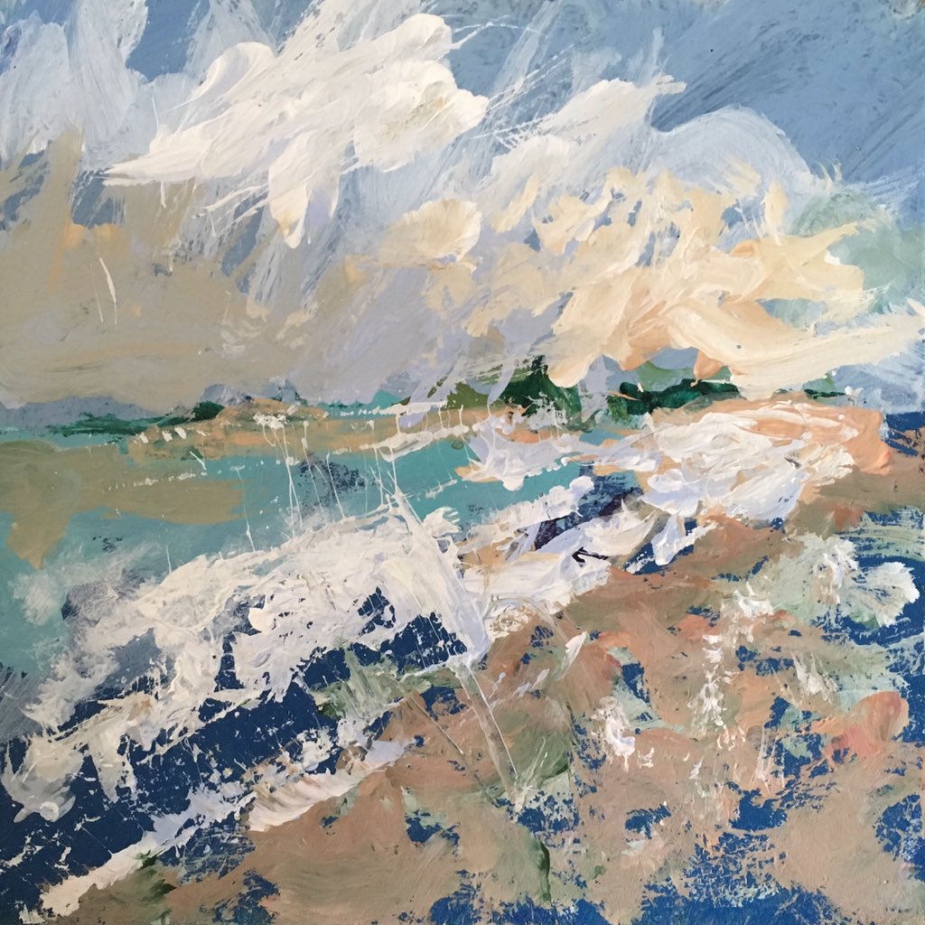 JohnMcClenaghen's tweet photo. Rapid beach study (20 minutes). Trying to keep it fresh. #allaprima #needtopaint #eastcoast #scottishartist #exhibiting @eionstewartfineart @VelvetEasel #russellgallery #putney #maidenbridgegallery @greengallery2 @FletcherGate @RowanGallery https://t.co/ImKABBwxQ3