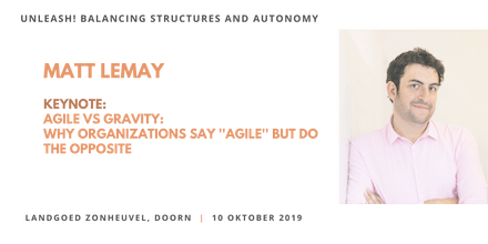 Matt LeMay is keynote spreker op ons congres Unleash! Balancing Structures and Autonomy op 10 oktober. Volgende week lichten we op agileconsortium.nl een tipje van de sluier op van zijn verhaal. Inschrijven voor het congres kan intussen op bit.ly/2FEdtJp #Agile