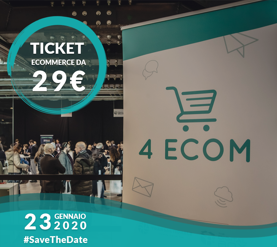 4eCom_'s tweet photo. โฐSolo fino a domaniโฐ
#ticket eCommerce #4eCom2020 a 29โฌ
https://t.co/Bp7nsI8ekR
โก๏ธ Maggiori info: https://t.co/KjLvuRCA1C
๐ Ti aspettiamo il 23 Gennaio 2020 al @TalentGardenit #savethedate
#4eCom #talentgarden #event #ecommerce https://t.co/s5zqMm1fcH