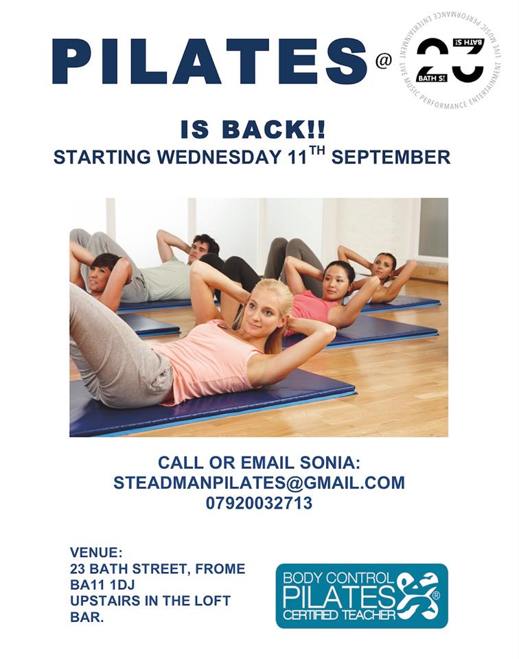 After a fun-filled Summer break, Pilates is back in The Loft Bar at @23BathSt, taking place every Wednesday🥰