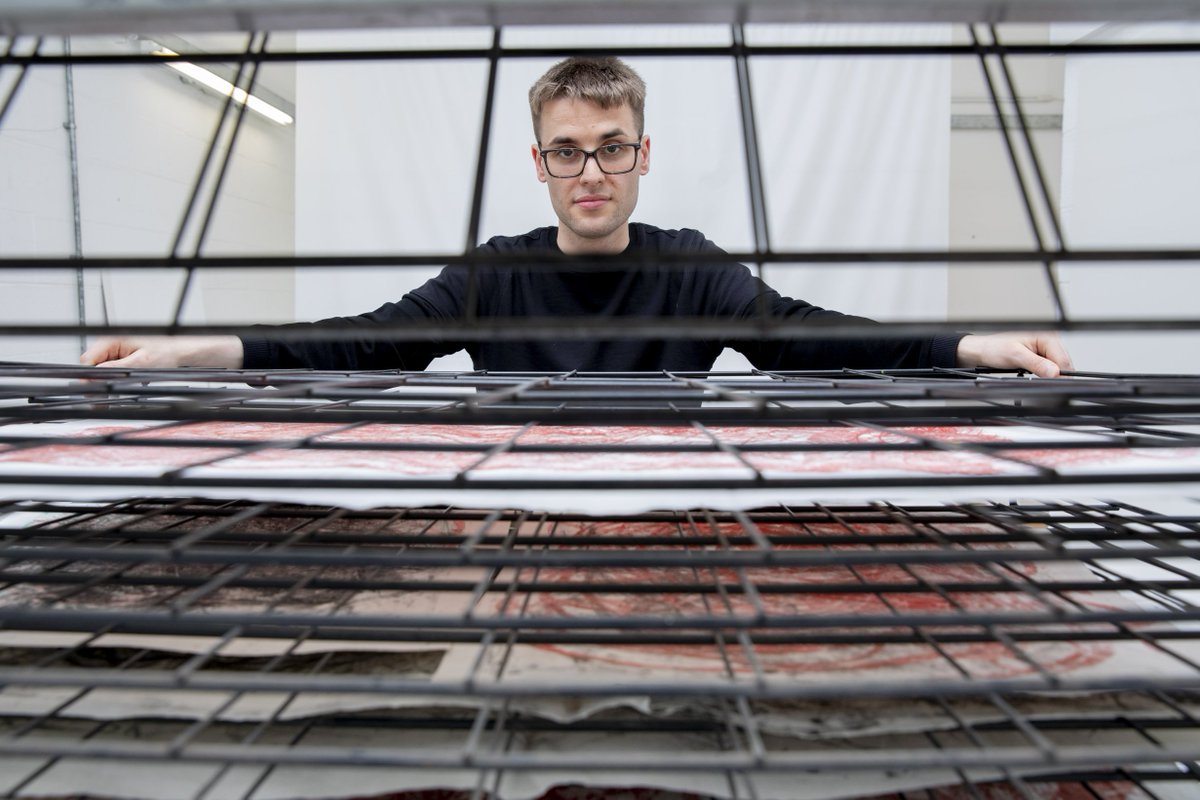 WORuthinCraft's tweet photo. Open Doors: Studio Event 
with Textile Designer Gethin Ceidiog 
Studio 6 @Ruthin_Crafts 
Sat 7 &amp; Sun 8 September / 10am – 5pm 
As part of Ruthin Open Doors weekend an opportunity to ‘meet
the maker’; find out more about his work and view his latest textile
collection. https://t.co/anuQ6BOLtz