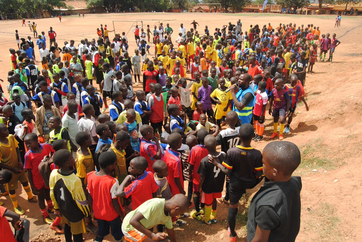 InterAidUganda's tweet photo. Matches organized by Soccer for social impact together with @InterAidUganda are ongoing at Nsambya play ground. These matches are meant to create a peaceful coexistence amongst these children in nsambya community since they are both refugee and ugandan children. https://t.co/7lbXwjAY9R