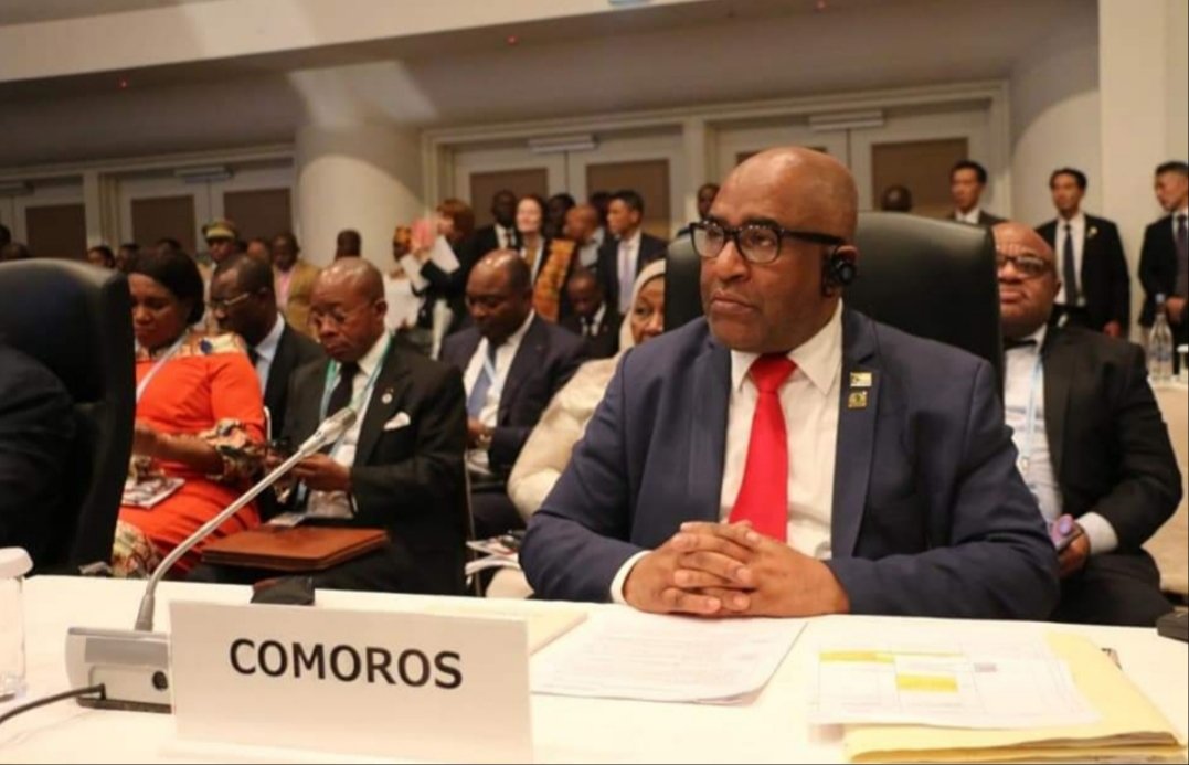 7ème Conférence Internationale de Tokyo pour le Développement de l'Afrique (TICAD) Le Président de l'Union des Comores, SEM AZALI Assoumani, s'est adressé aux Chefs d'État et de gouvernements et aux organisations partenaires.