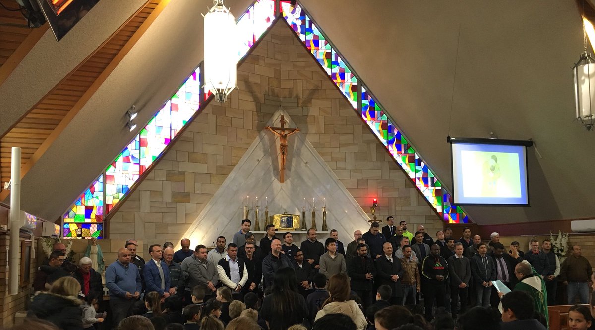 A beautiful celebration this morning- giving thanks to all of our wonderful dads.