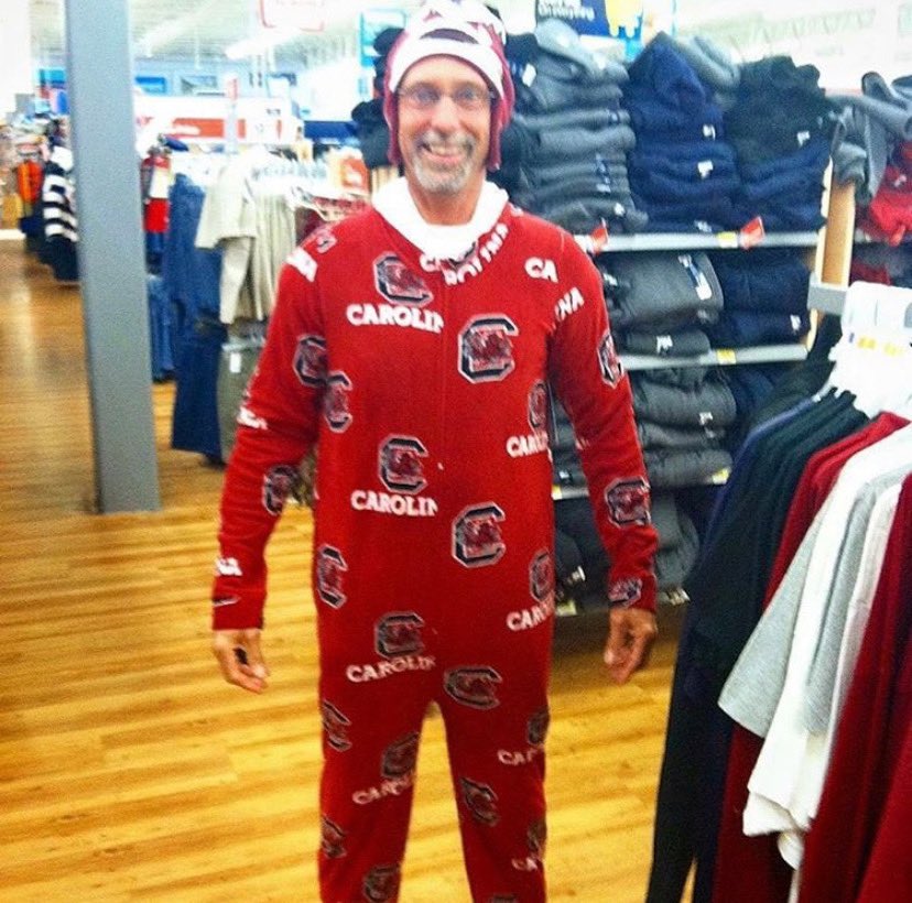 OneHolyMan's tweet image. It’s cold in Blue Ridge SC! I’m wearing this to work today!! #blueridgeSC #gamecocks #cold #CollegeFootball