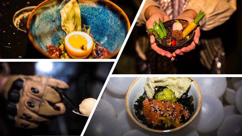 What exactly is multi-dimensional dining? Quite simply, it is the process of traversing through different rooms, or parallel realities, enjoying a course of food in each. It is designed for the brave &amp; the hungry, not for the meek or cautious of palate. 

#GLchambers #Gingerline