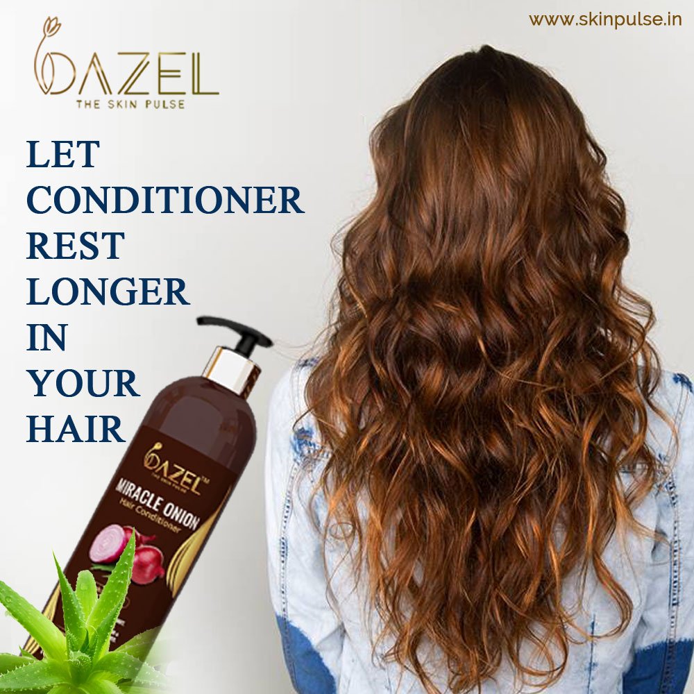dazelskinpulse's tweet photo. Let your hair shine everyday... Get stronger and shinier hair with Dazel's Miracle Onion Conditioner that's enriched with Aloe-vera, Bhringraj, Methi, Sandalwood and other herbal root extracts. Buy Here: https://t.co/WKY7L8lqvN!

#Dazel #Shampoo #Onion #hairoil #conditioner https://t.co/JYNaaZ4eRj