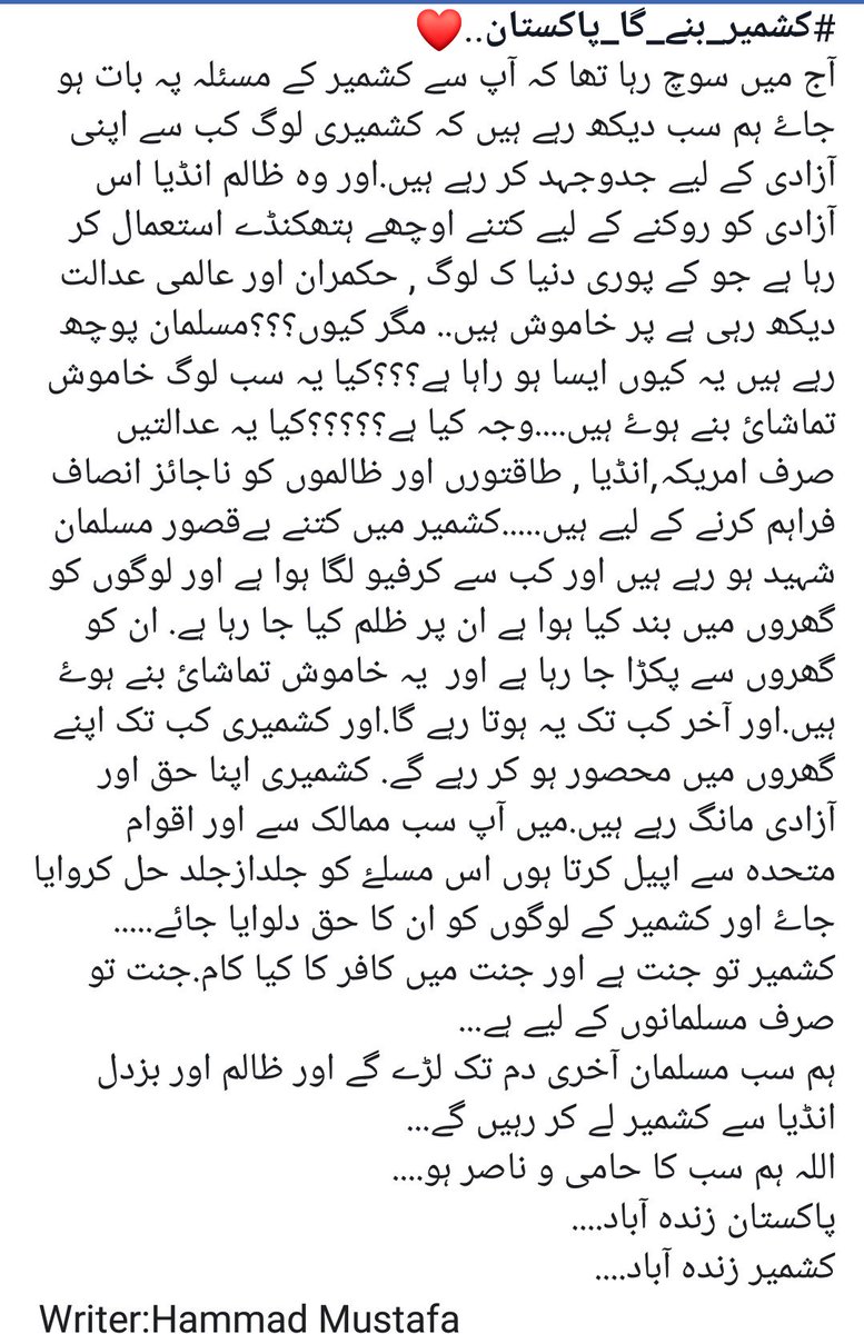 IamHammad_M's tweet photo. #SaveKashmir #KashmirBanayGaPakistan 
Go back India modi 
#MishalMalik
#YasinMalik 
#kashmir
#Justiceforkashmir https://t.co/ZZpaZdl02n