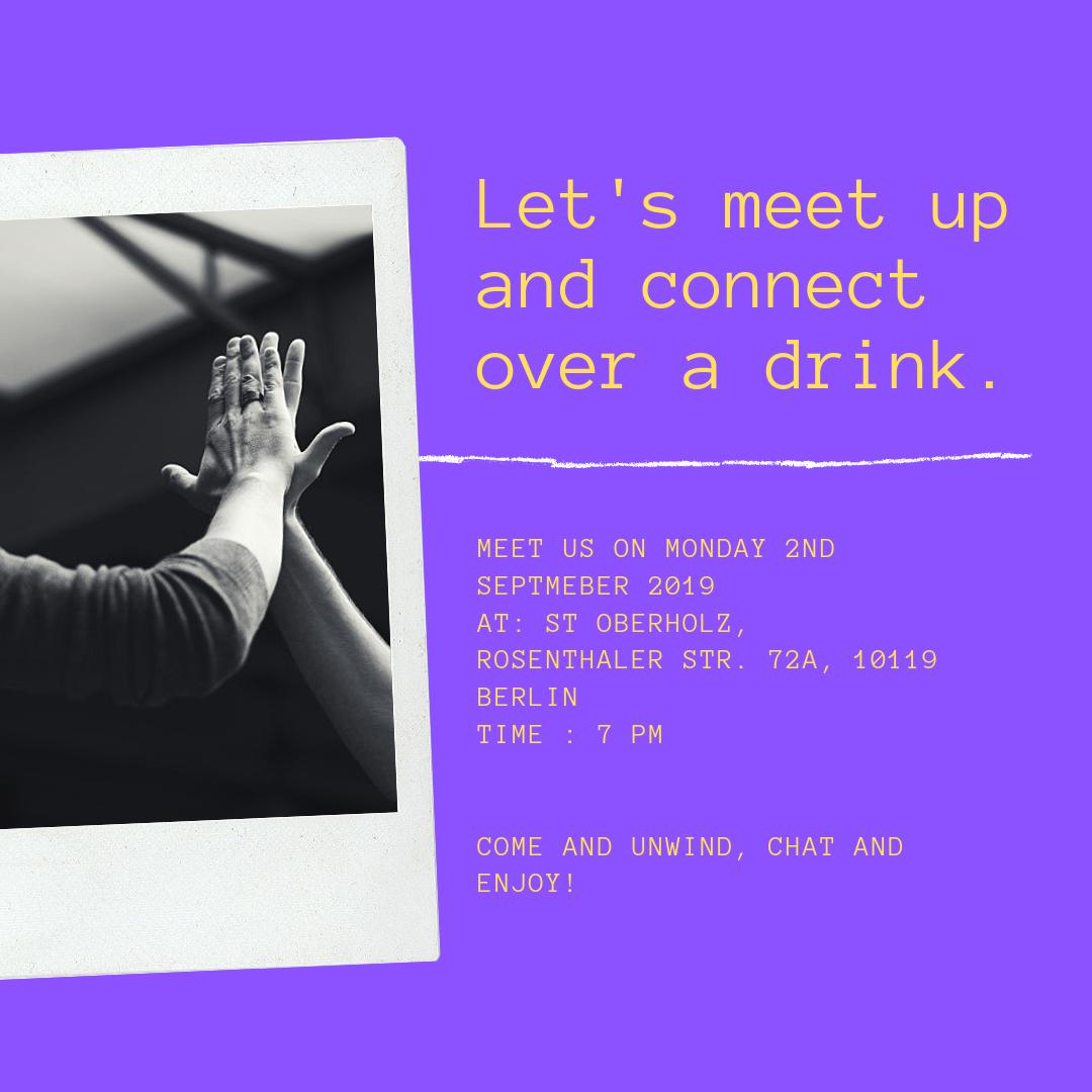 startuplifeBLN's tweet image. Meet us on Monday for a relaxed drink. Lets connect! 
No agenda, just a good after work unwind.
#startuplifeberlin #christiansintech
#stoberholzberlin #afterworkdrinks