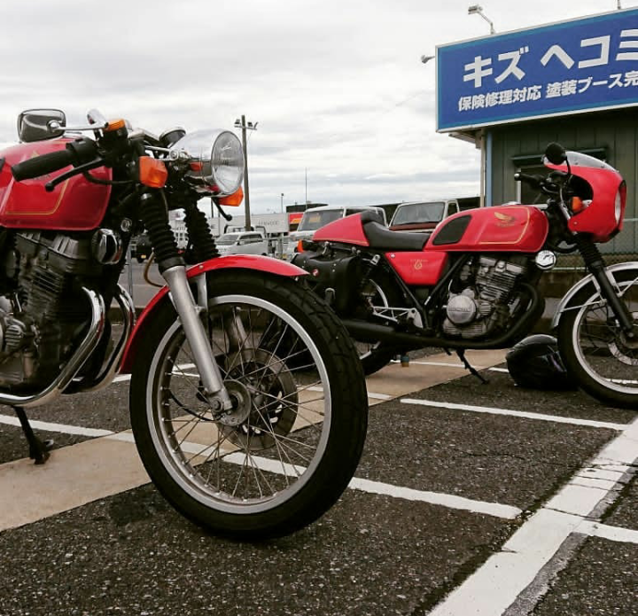 Ikai على تويتر Gb250の初期型には赤の設定もあってだな Gb250 クラブマン 単気筒 ホンダ バイク