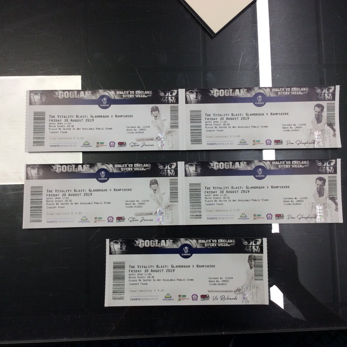 CardiffFrame's tweet image. FRIDAY GIVEAWAY!! x5 tickets for Glamorgan v Hampshire 20/20 tonight at the SWALEC stadium. First come first serve, collection only from us here in Llanishen #cricket #glamorgan #sponsors