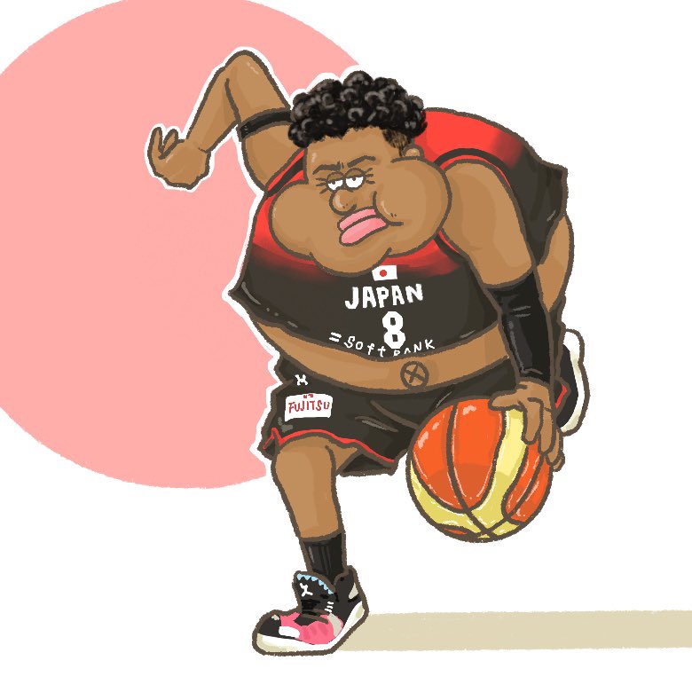 Fat Nba 八村塁 Rui 8mura Washwizards 八村塁 Dcfamily Nba Illustration Fatnba