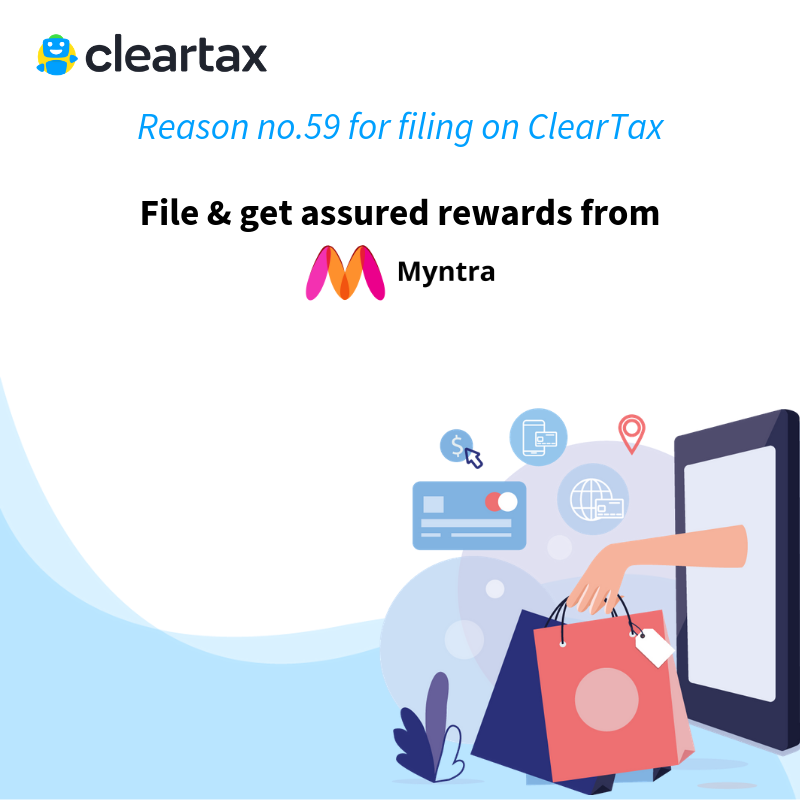 _cleartax's tweet photo. Here's another reason to file your taxes on ClearTax this time. 
File now and win exclusive rewards from Myntra and many more brands.

P.S: 31-Aug is the deadline to file your tax returns.
#LastDayFiling #TaxFiling #RelaxWithCleartax https://t.co/IutvBMxuf1