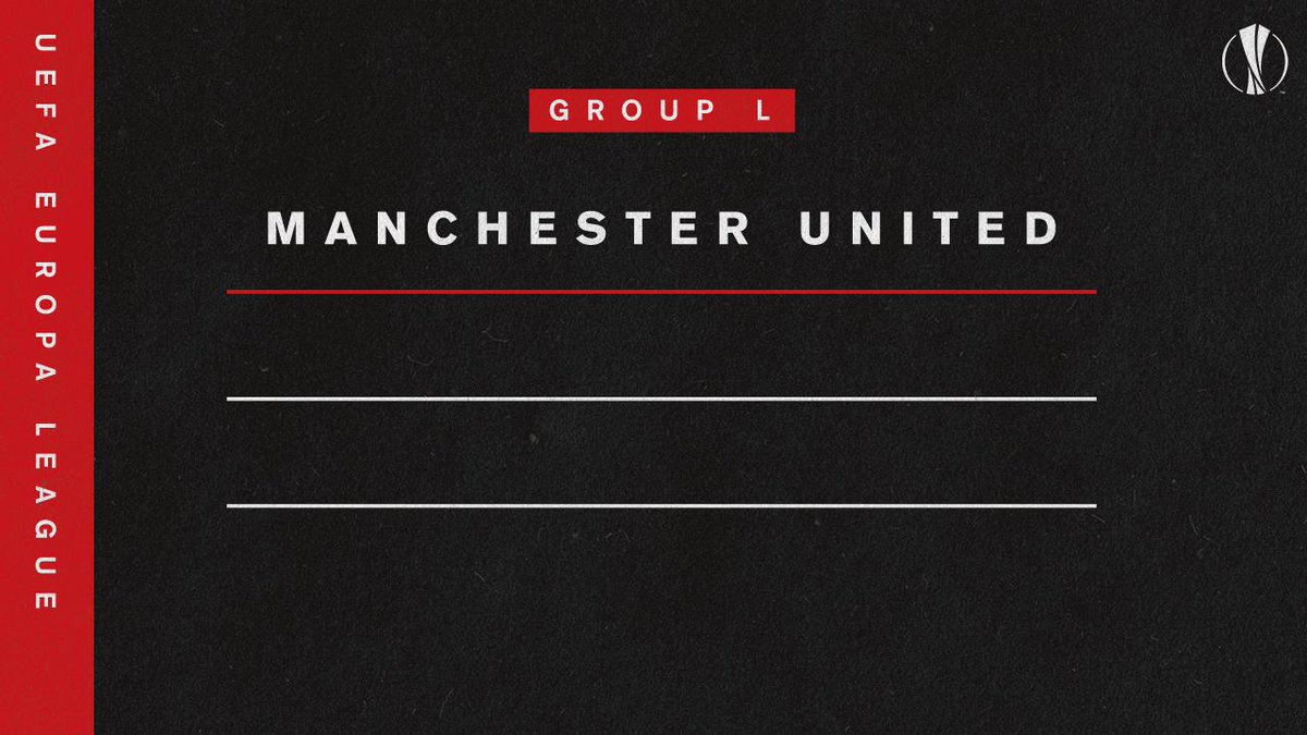 ManUtd's tweet photo. We have been placed in #UEL Group L.

#UELdraw #MUFC https://t.co/WDjdXNET8a