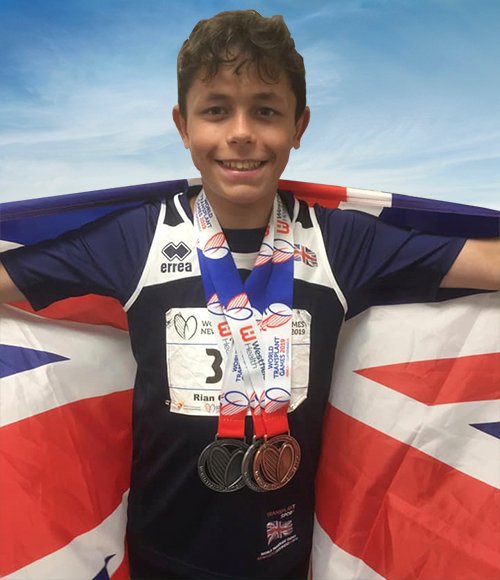 Essentials_Comp's tweet photo. He only went and won 4 Silvers &amp; 1 Bronze!!  - Absolutely amazing, well done Rian #worldtransplantgames #passiton https://t.co/cPZIpVPD2S