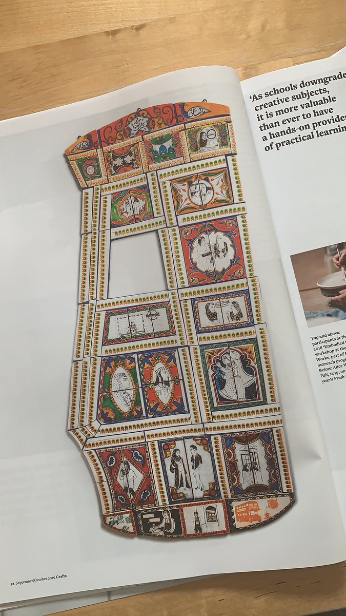 BA Ceramic Design (@csmbacd) on Twitter photo Congratulations to <a href="/csmBACD/">BA Ceramic Design</a> 2019 grad Nehal Aamir for a full page in <a href="/craftsmagazine/">Crafts</a> and selected to exhibit in FRESH at this years <a href="/BCBfestival/">British Ceramics Biennial</a> <a href="/shape_the_world/">CSM PCID</a> Congratulations to <a href="/csmBACD/">BA Ceramic Design</a> 2019 grad Nehal Aamir for a full page in <a href="/craftsmagazine/">Crafts</a> and selected to exhibit in FRESH at this years <a href="/BCBfestival/">British Ceramics Biennial</a> <a href="/shape_the_world/">CSM PCID</a>