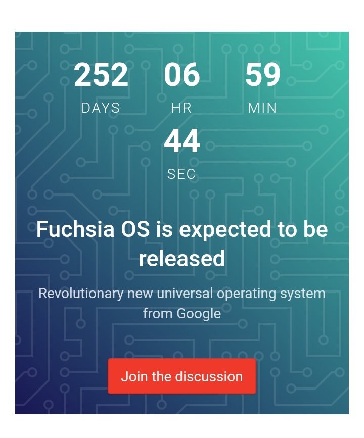 bharatmk2567's tweet image. I can see live #counter
But i am pretty sure that #fuchsia team won&apos;t be able to make it but let&apos;s see 😀
#googlefuchsia #google