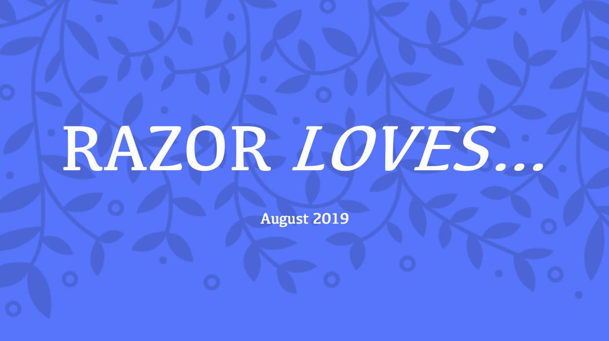 RazorResearch's tweet image. There&apos;s always interesting chatter going on at #RazorHQ. So many different things influence our thinking that we decided to share them with the world each month. Here are our August faves. buff.ly/2LjrfmJ #RazorLOVES #RazorBlog #bloggyblog #WeThink #influences #MRX