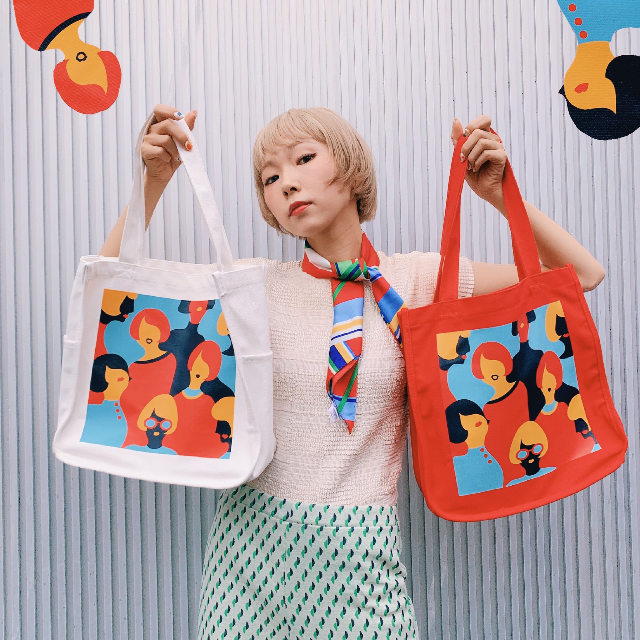 POPPY shopper tote bag