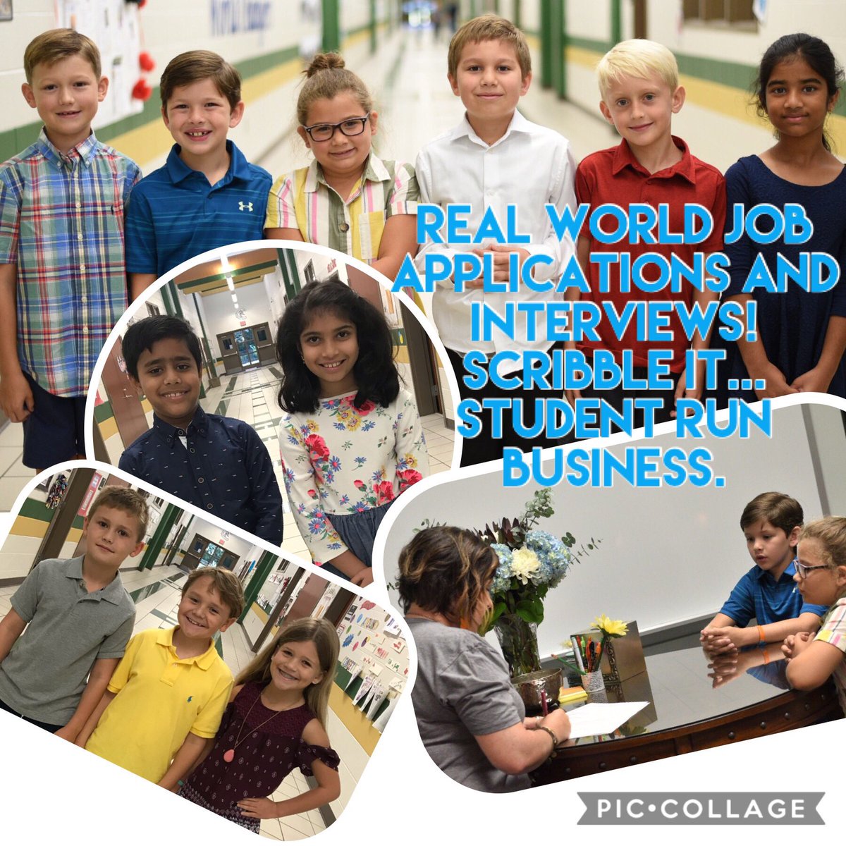 Scribble It (@itscribble) on Twitter photo 3rd graders experience real world learning through applying and interviewing for jobs within our school business... Scribble it!
<a href="/RWScholars/">Real World Scholars</a> #edcorps 3rd graders experience real world learning through applying and interviewing for jobs within our school business... Scribble it!
<a href="/RWScholars/">Real World Scholars</a> #edcorps