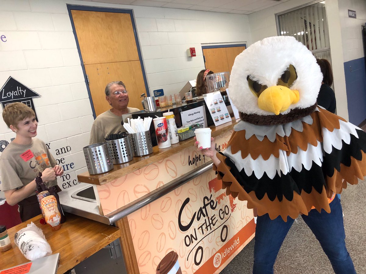 We RESPECT our community partners! Thanks for coming out with the coffee cart today!