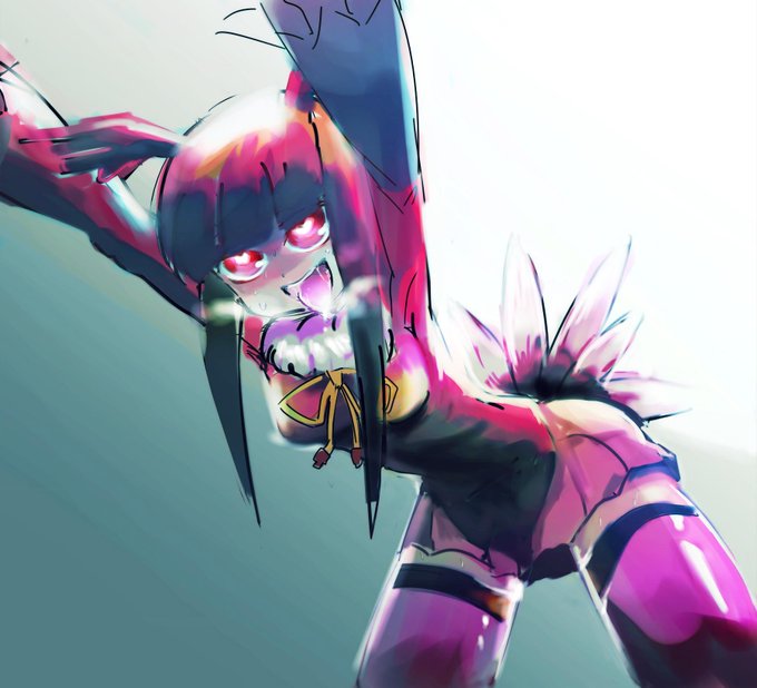 路地裏で壁に手を付いているだけのショウジョウトキちゃんです 