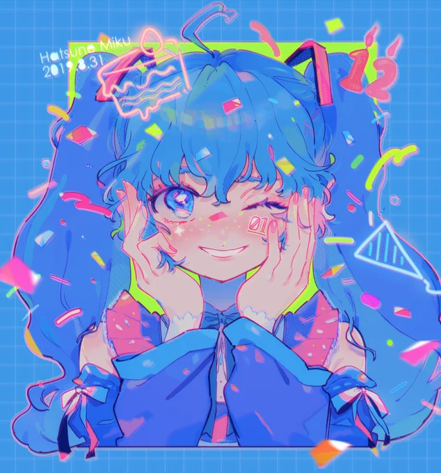 おめでとう??✨?
#初音ミク生誕祭2019 