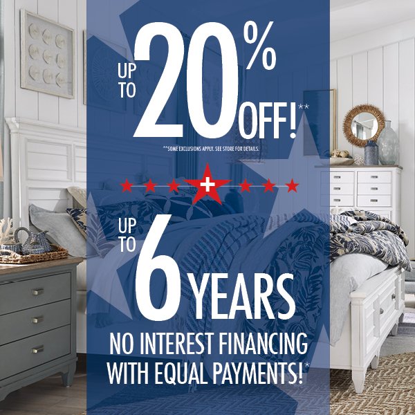 HowellFurniture's tweet photo. Get to our Labor Day Sale and start saving up to 20% now. Plus get up to 6 years no interest financing with equal payments! Find a store now: https://t.co/LWRIEjXLHD  #LaborDaySale #Bedrooms #HowellFurniture https://t.co/gb6kgJk7T0