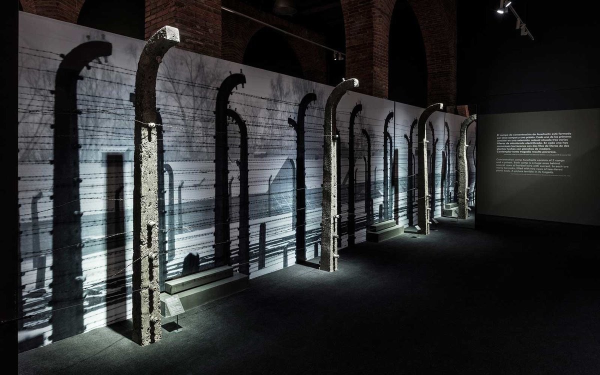 LodgerTravel's tweet photo. “Auschwitz. Not long ago. Not far away.” The largest-ever exhibit on Auschwitz in the U.S., at the Museum of Jewish Heritage in New York City. https://t.co/R2H1QDQkzc #travel #travelnews https://t.co/yz1UoQYPIK