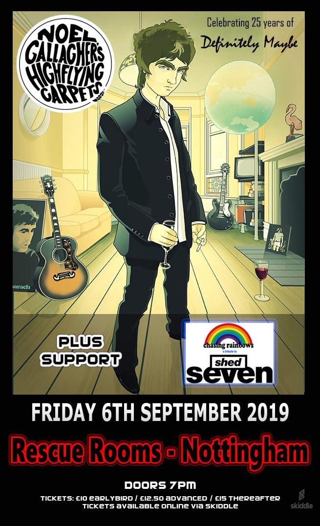 NGHFCofficial's tweet photo. 1 week today! We are back @rescuerooms Nottingham for 2hrs of @oasis and @NoelGallagher High Flying Birds
Tickets via this link https://t.co/KT6OR0bB46
#oasis #NoelGallagher #LiamGallagher #25years #DefinitelyMaybe #nghfb #nghfc https://t.co/9Lqra1FBix